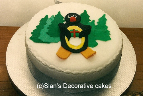 Penguin cake