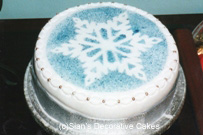Snowflake cake